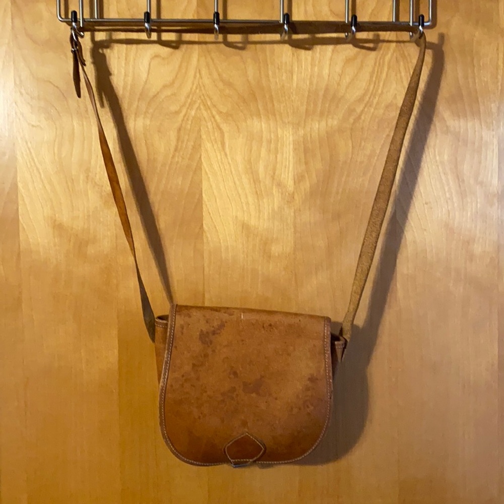 Vintage Leather purse/saddle bag - 50 years old